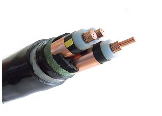 High Tension Three Cores Armored Electrical Cable Steel Tape Armoured Copper MV Cable supplier