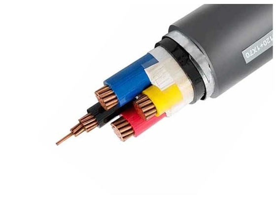 Four Cores Low Voltage PVC Insulated Cables With Double Galvanized Steel Tape Armored supplier