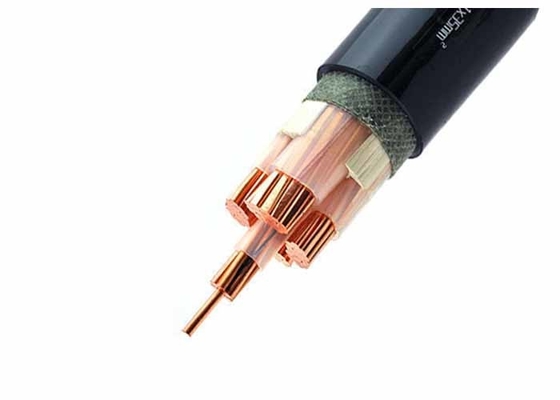Four Core XLPE Insulated Power Cable Copper Tape Shield Electric Insulation Cable supplier