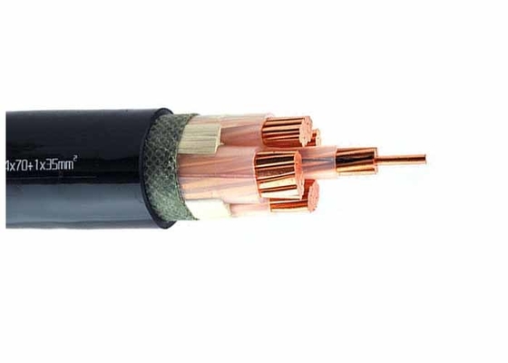 Four Core XLPE Insulated Power Cable Copper Tape Shield Electric Insulation Cable supplier