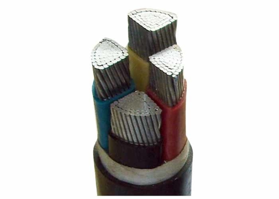 U-1000V 4 Core Aluminum Power Cable OEM CU / XLPE / PVC For Wiring Electrical supplier