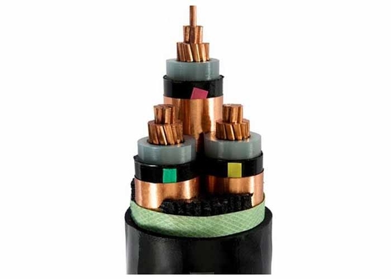 Single Core 185mm 2 outdoor armoured electrical cable 33KV Rated Voltage supplier