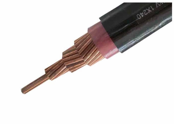 PVC Sheath XLPE Insulation Copper Conductor , YJY Power Cable / 300mm Single Core Cable supplier