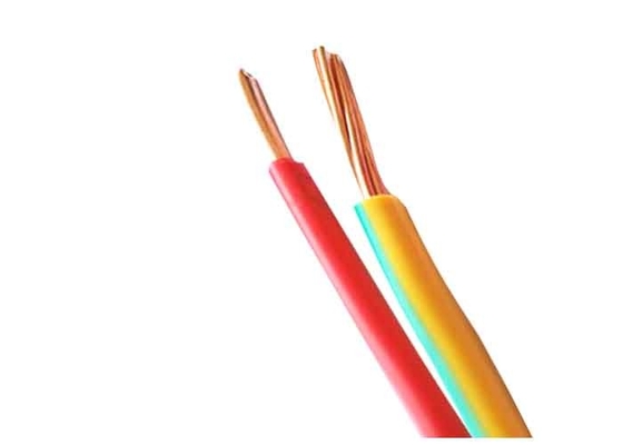 Cable 2.5sqmm LV S/C CU PVC Yellow  / Green Electrical Wire Cable supplier