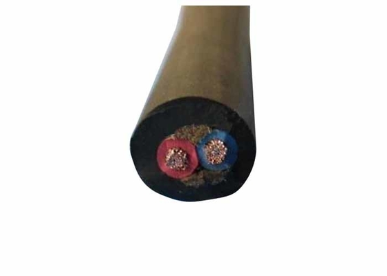 Flexible Cores Rubber Sheathed Cable H05RN-F Light Model , Black supplier