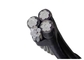 Aluminium 3 Core Conductor Aerial Bundled Cable No Sheath IEC 60502 supplier