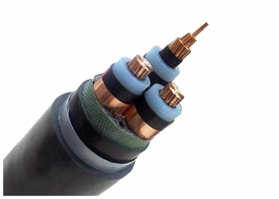 Medium Voltage Steel Tape Armoured Electrical Cable 3 Phase CU / XLPE / STA / PVC Power Cable supplier