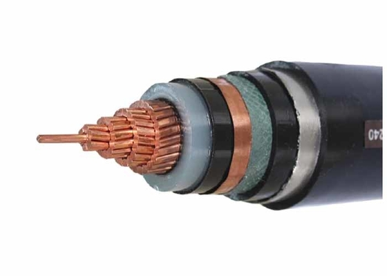 Single Core Copper Conductor 11kV XLPE insulated cable 185mm2 with STA supplier