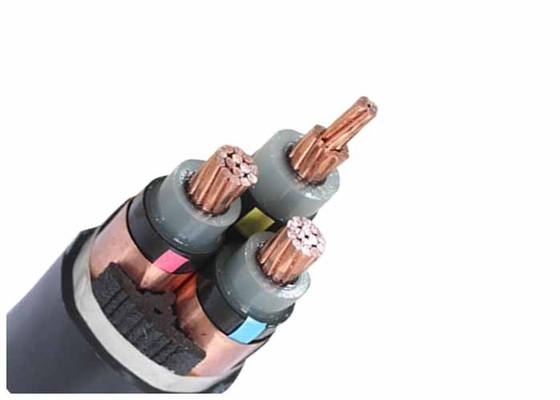 Electrical XLPE Insulated Power Cable 11kV 33kV IEC60502-2 Standard 3X185MM2 supplier