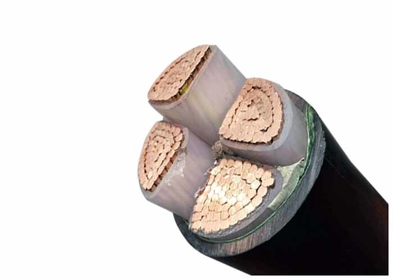 4 Cores 0.6/kV XLPE Electrical Cable Copper Conductor For Industrial Plants supplier