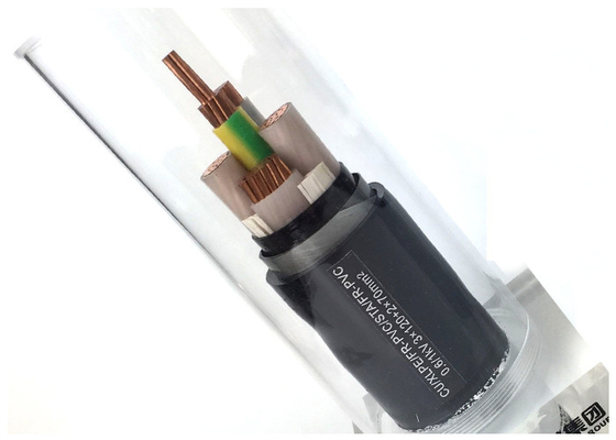 CU / XLPE / STA / PVC Steel Tape Armour Power Cable Cu conductor XLPE Insulation supplier