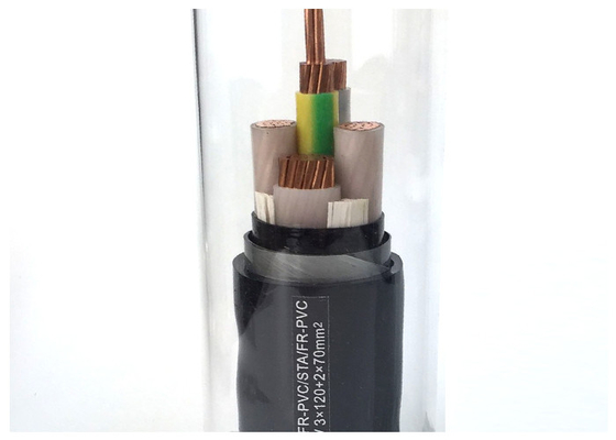 CU / XLPE / STA / PVC Steel Tape Armour Power Cable Cu conductor XLPE Insulation supplier