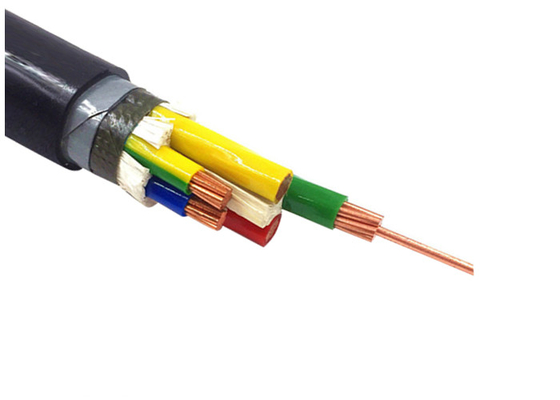 5 Core Power Cable Polyvinyl Chloride Insulated Metallic Armoured Optional Electric Cable supplier