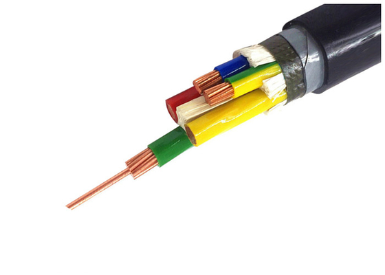 5 Core Power Cable Polyvinyl Chloride Insulated Metallic Armoured Optional Electric Cable supplier