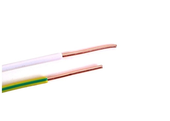 Plain Circular Solid Copper Conductor Electrical Cable Wire Pvc Insulation supplier