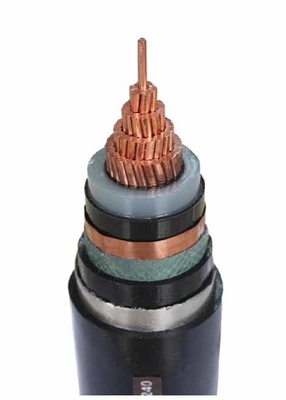 26kV / 35kV Signle / Core XLPE Insulated Power Cable With Stranded Copper Conductor supplier