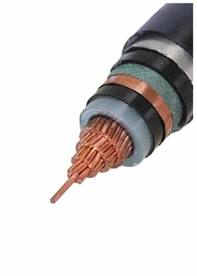 26kV / 35kV Signle / Core XLPE Insulated Power Cable With Stranded Copper Conductor supplier