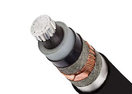 IEC Black XLPE Insulated Unshielded / Shielded Power Cable supplier