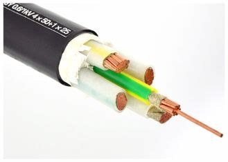 4 Cores Fire Resistant Cable Mica Tape XLPE Insulated Sheathed  Fire Proof Cable 0.6 / 1kV supplier