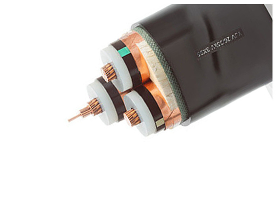 Three Core Screened High Voltage Cable Insulation Xlpe 99.99% Copper 26 / 35kv supplier