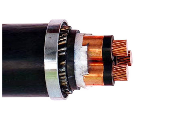 18 / 30kv Three Core Xlpe Insulated Power Cable Zr-pvc Medium Voltage supplier