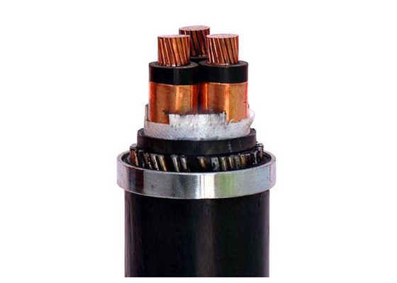 18 / 30kv Three Core Xlpe Insulated Power Cable Zr-pvc Medium Voltage supplier