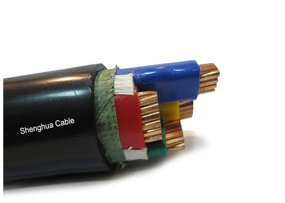 Shanghai Shenghua Five Core PVC Insulated & Sheathed 0.6/1kV  Unarmoured Aluminum Conductor Cable supplier