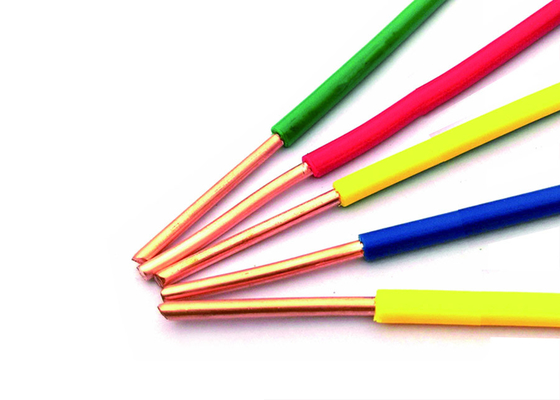 Shanghai Shenghua Group Cable Colored Single Wire Cable PVC Insulation Wire 70℃ Max Conductor Temperature supplier