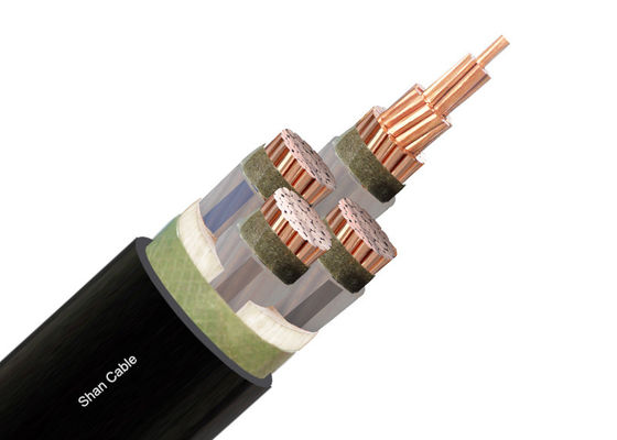 NYY 4x25mm2 Oxygen-Free Copper PVC Insulated Power Cable for Underground Use 0.6/1kV supplier