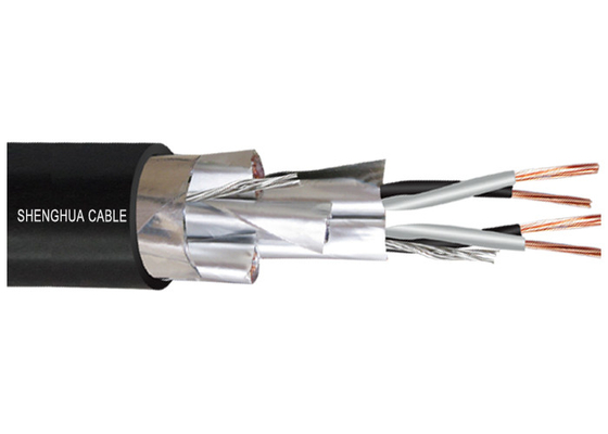 Shanghai Shenghua Group Shielded Instrument Overall Screen Cable Armoured / Unarmored 2 Years Warranty supplier