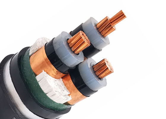 SWA 4x35mm2 Oxygen-Free Copper PVC Insulated Steel Wire Armoured Power Cable for Direct Burial 0.6/1kV supplier