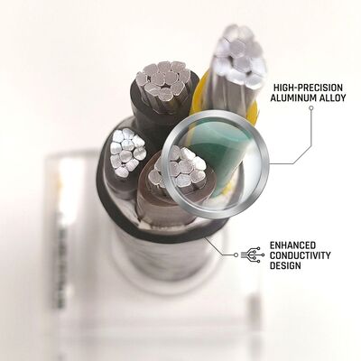 LSZH Low Smoke Zero Halogen PVC Insulated Cable 0.6/1kV 4 Core 4x50mm2 Fire Safe supplier