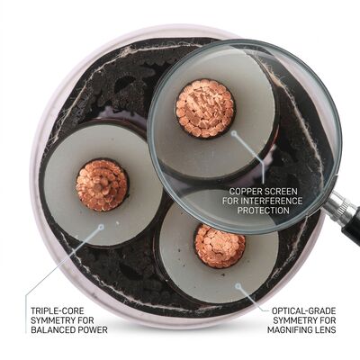 Halogen Free Flame Retardant Medium Voltage XLPE Insulated Power Cable 8.7/15kV supplier