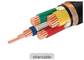 Customized PVC Insulated Cables 600 / 1000V Rated Voltage With Three Half Core supplier