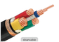 Customized PVC Insulated Cables 600 / 1000V Rated Voltage With Three Half Core supplier