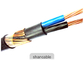 Copper Tape XLPE Insulation Cable / Underground Power Cable 90 Degree supplier