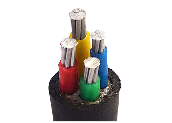 AL/XLPE/PVC-0.6/1KV Electrical Power Cable Four Core Aluminum Conductor supplier