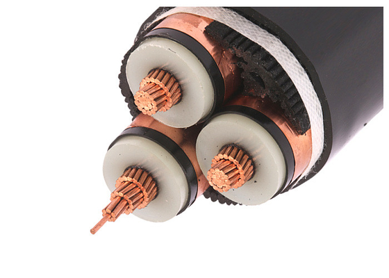 3 Core XLPE Insulated Electrical Cable , 26/35kV Medium Voltage Power Cable supplier