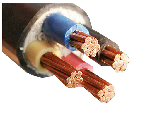 Four Core Copper Conductor PVC Insulated Cables , 1kV Low Voltage Power Cable supplier