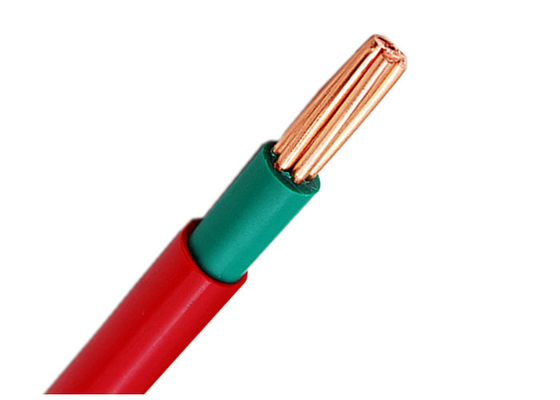 Two Layer PVC Insulation Electrical Cable Wire Single Core Stranded Copper supplier