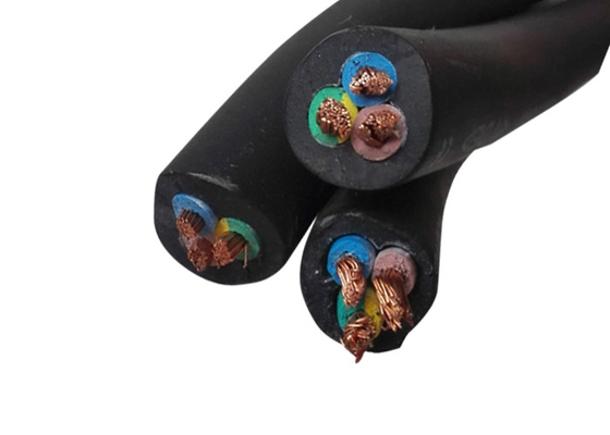 0.38KV Tough Rubber Sheathed Cable Flexible Copper Conductor supplier