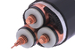 3 Core 12.7/22KV 3x185SQMM  Unarmored Underground PVC XLPE Cable supplier
