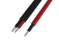 Black Red 2 Cores Tinned Copper Core  XLPO Jacket PV Wire  For Solar Power System supplier