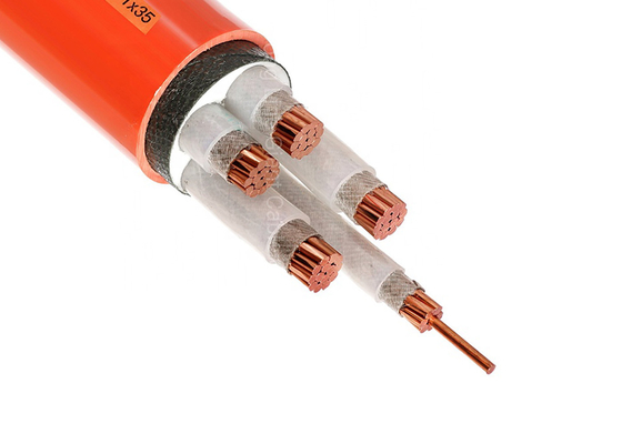 High Temperature Non Metallic Sheath 4x70+1x35 Sqmm Fire Rated  Lszh Power Cable supplier