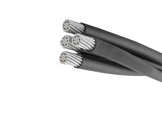 0.6/1KV Low Voltage Overhead Line Triplex ABC Cable ASTM B231 supplier