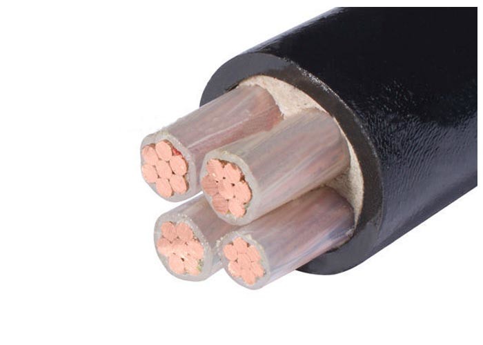 LV Copper Electrical XLPE Insulated Power Cable LV Four Core CE IEC