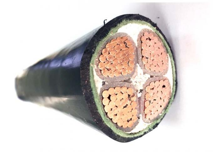 XLPE Insulated PVC Sheath 185 Sq mm Electrical Cable LV There Core Armoured Power Cable