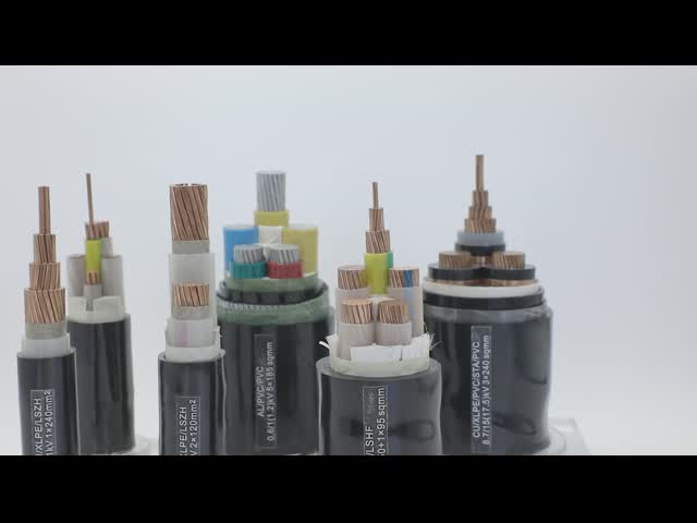Stranded PVC XLPE Insulated Power Cable Copper Conductor 35KV